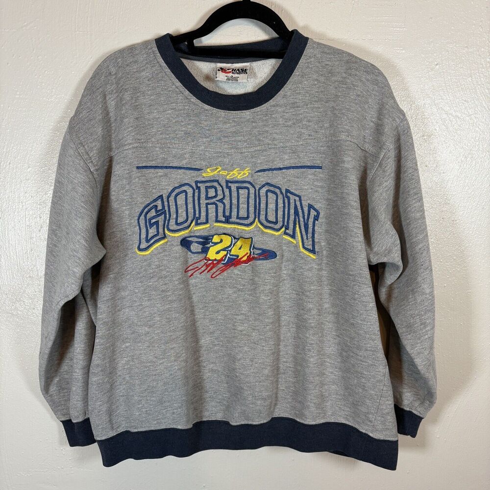 Vintage 1996 Chase Authentics NASCAR #24 Jeff Gordon sweatshirt Large L